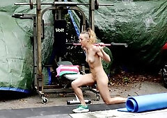 BTS - Exhibitionist, Lora Cross's Savage Outdoor Workout