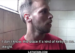 Super-hot Young Latino Construction Employee Lured By Cash From Cl