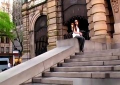 Fabulous pornstar Sandro Bullock in crazy shemale lingerie, shemale porn video