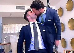 Muscle gay anal sex and cumshot