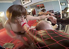 Shemale blowjob, old shemale