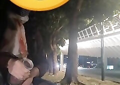 08 .Playing with Airplane Cum on the Curb (00:40)