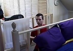 Fabulous male pornstar in crazy masturbation, str8 homo porn movie