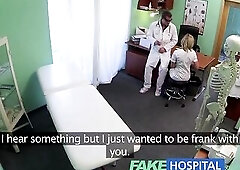 FakeHospital Sexy nurse rims her way to a raise