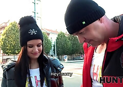 Hunt4k. after sex with a lady, her bf obtains a good sum of cash