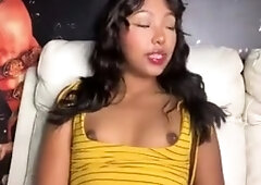 Cute Asian Chubby Teen Wild Dildo Masturbation