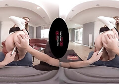 Cock-To-Door Service - Shaved Teen Riding - Sexlikereal