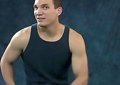 Straight dude jizzing