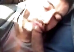 Morning blow job while driving his boy at his work place 5