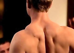 Gay business studs suck and fuck big cock