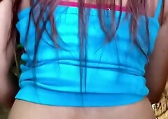 Outdoor Blowjob On Knees