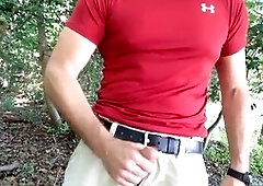 Outdoor, gay cruising, gay jerking