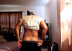 Army Guy Stripping And Masturbating ( 1)