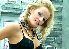 Gorgeous Valentine Valente gets caught by her boyfriend while milking and getting down in the shower