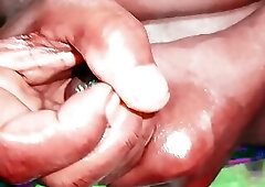 Indian desi hot gay big oil massage