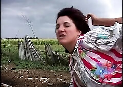 The farmer's wife gets fucked in the country by a town man