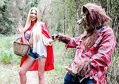 Awesome doggy style fuck on the table with a busty Lexi Lowe