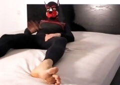 Puppy playtime, gay grinding, neoprene