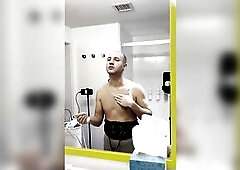 Hunk to Golden-haired Gal Female Makeover Transformation