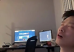 ur pretty asian bf misses you and sends a cumming video