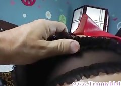 So pleasant blowjob for a swarthy tranny doll