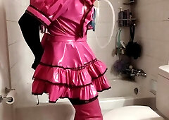 Sissy Maids Predicament Bondage Restrain Bondage Joy, Swallow to Run Away.