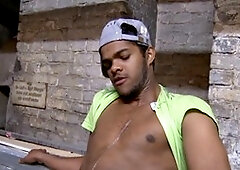 Shy skater boy gets pounded by black Latino man in the basement