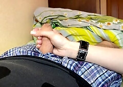 My first sex teacher, my first handjob, straight guy