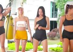 latinas masturbating jointly and sucking twat