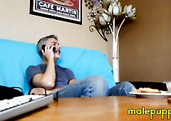 Your step daddy starts munching his sandwich while youâre stuck inside & canâ