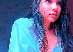 Amateur brunette ariana marie solo toying
