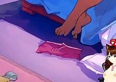 My hairy chick craves anal sex (I can't resist, she wants it in the ass) - cartoon - Jazziuu