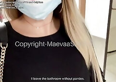 STRANGER DEFIANCE - I ask a stranger to screw me in the toilets of the Paris airport