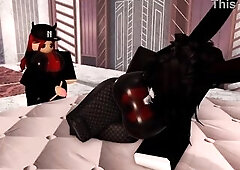 Bunny cutie tries teasing so I used her mouth coarse/ Fan request #5 [Roblox]