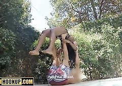 LARGE EBONY MELONS Black mother I'd like to fuck Face Banged Coarse By Large Jock American Boss