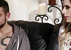 Sexy Tbabe Casey Kisses visits her favorite student and gets fucked hard