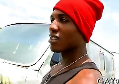 White & black gay story