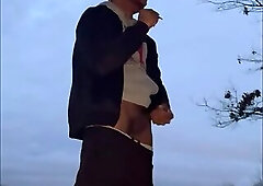 Outside Stroking (SexyRockstar)