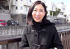 Japanese wife explores intimacy in private with soft fingering and slow undressing