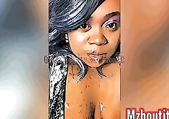 black big beautiful woman wettest MOUTH toon(go to my onlyfans)