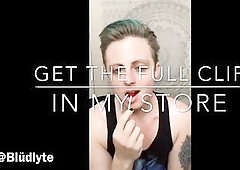 Emo trans guy sucks sugar-plum like its your jock TEASER. Full movie in store