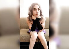 Large White Sissy Booty Crossdresser Whore Twink Homosexual Fem Male Lady Hunk Alt Style Flowered Hot Suit