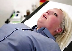 Bulky bitch real gyno exam