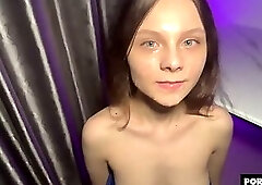 Shy Cutie Seduces Her Crush At Sleepover Party