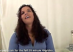 dirty basement casting a chick with a hairy bush