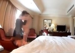 Horny Asian lovers satisfy their sexual urges on hidden cam