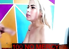 Delightsome golden-haired gives great unfathomable blowjobs