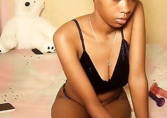 In this intimate show, I'll... get on my hands and knees in doggy style, arching my back and presenting my soaked twat to u. I'll reach back