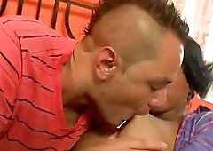 Busty Brisa anal fucks until she unloads