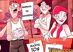 The Giving a kiss Booth from The Hillbillies! Porn animation!